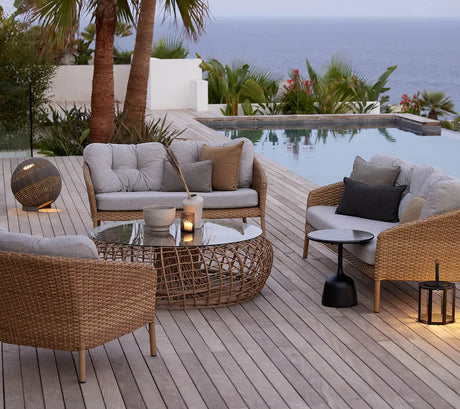 Ocean 2-pers. Sofa, flat weave fra Cane-line - 2 - Jacobsen Plus