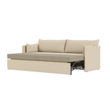 Offset 3-Seater Sofa Bed fra Audo Copenhagen - Logan Sand - Jacobsen Plus