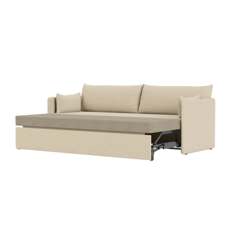 Offset 3-Seater Sofa Bed fra Audo Copenhagen - Logan Sand - Jacobsen Plus
