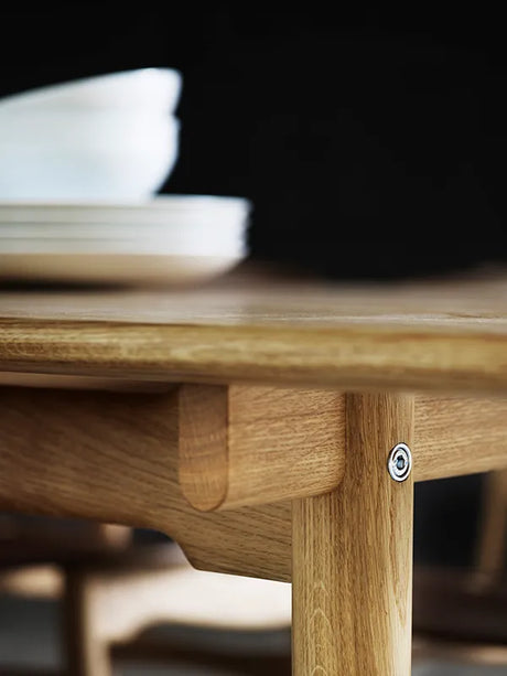 CH327 Spisebord, 190 cm fra Carl Hansen & Søn - Eg / Sæbe - Jacobsen Plus
