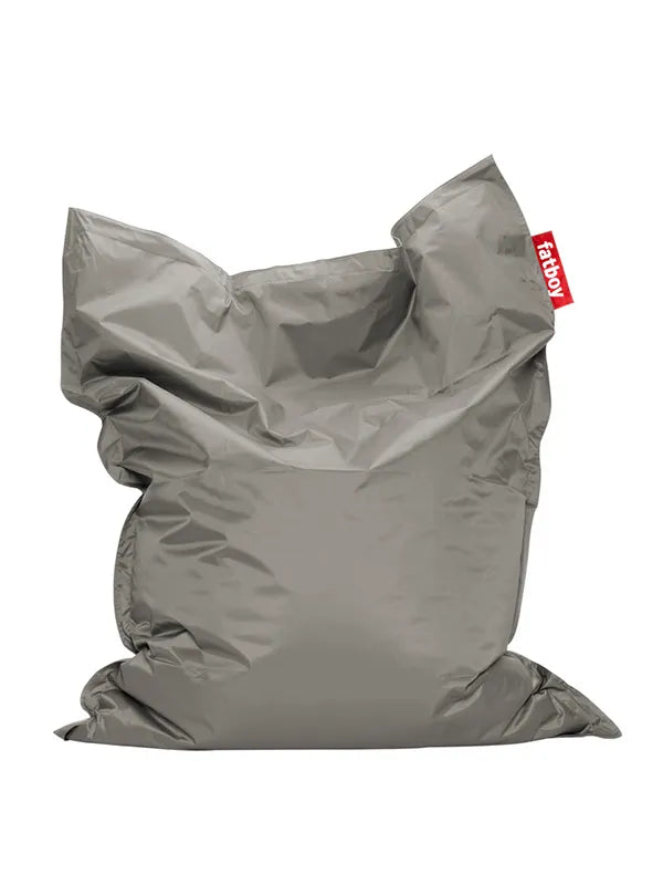 Original nylon sækkestol fra Fatboy - Silver - Jacobsen Plus