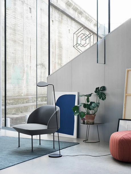 Airy Coffee Table, half size fra Muuto - Black - Jacobsen Plus