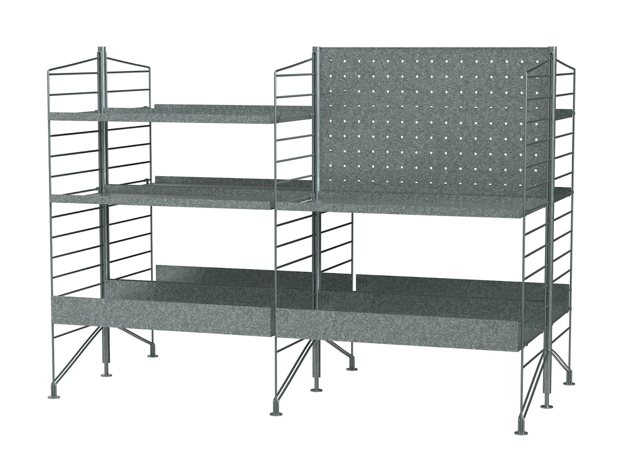 Outdoor L, udendørs reol fra String - 1 - Jacobsen Plus