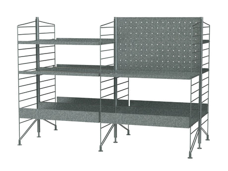 Outdoor L, udendørs reol fra String - 1 - Jacobsen Plus