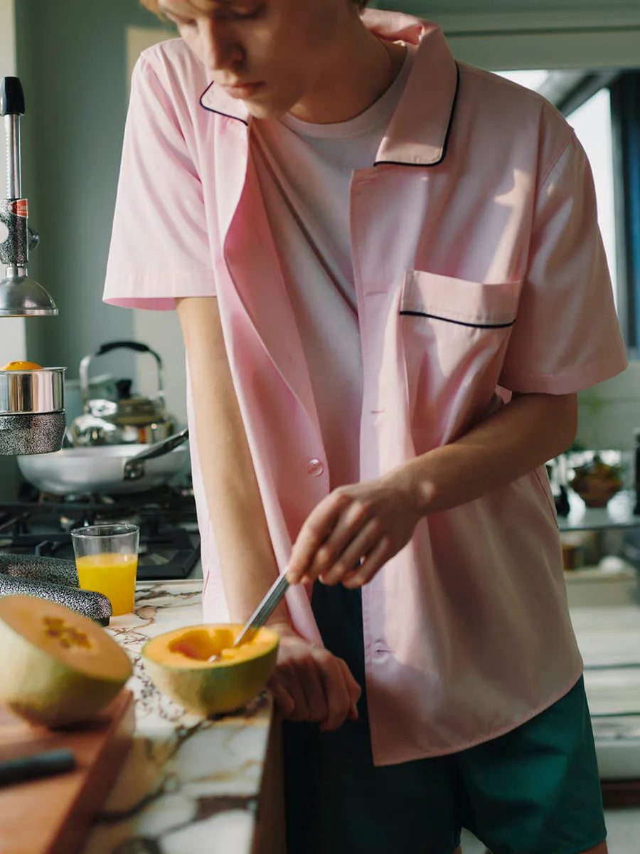 Outline Pyjama S/S Shirt fra Hay