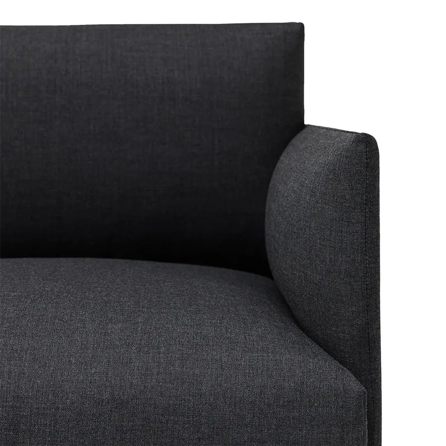 Outline sofa / Chaiselongue fra Muuto - Remix 163 / Chaiselong, højre - Jacobsen Plus