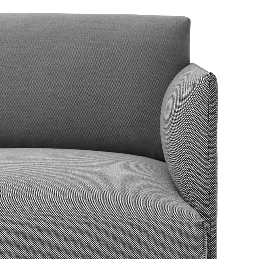 Outline sofa / Chaiselongue fra Muuto - Steelcut trio 133 / Chaiselong, venstre - Jacobsen Plus