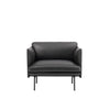 Black Refine leather