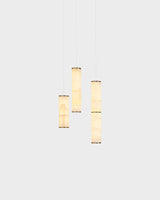 Pars Cluster 3 pendel fra Anour - Browned Brass / White Onyx - Jacobsen Plus