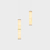 Browned Brass / White Onyx