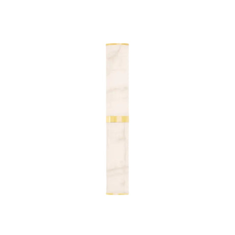 Pars væglampe, 42 cm fra Anour - Brushed Brass / White Onyx - Jacobsen Plus