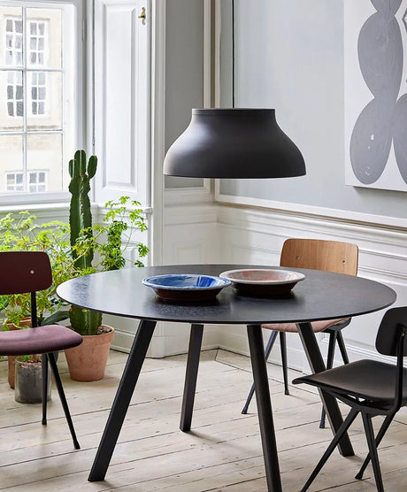 Copenhague CPH25 Bord, Ø140 cm fra Hay - Lakeret eg / Lakeret eg - Jacobsen Plus