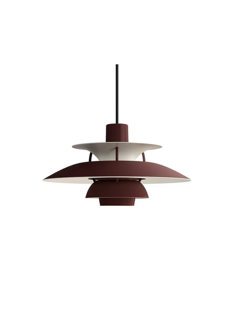 PH 5 Mini Pendant, Monochrome Burgundy af Poul Henningsen - 3 - Jacobsen Plus