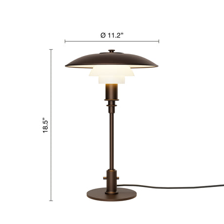 PH 3/2 Bordlampe, Aged Brass fra Louis Poulsen - 4 - Jacobsen Plus
