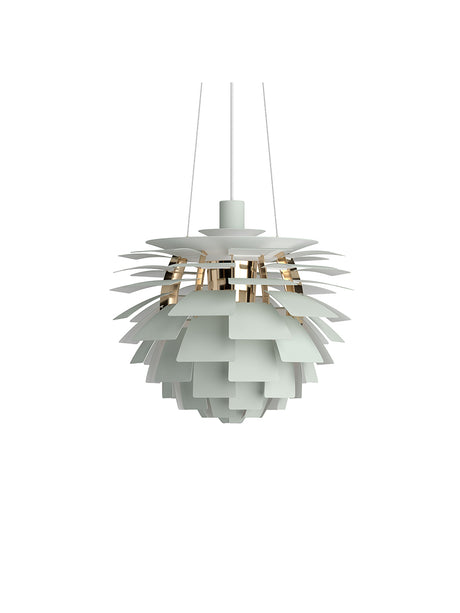 PH Artichoke Dusty Green/Brass fra Louis Poulsen - Ø 480 mm - Jacobsen Plus