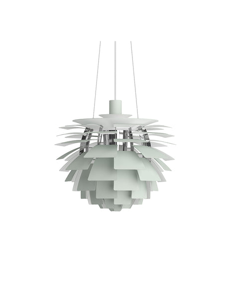 PH Artichoke Dusty Green/Chrome fra Louis Poulsen - Ø 480 mm - Jacobsen Plus