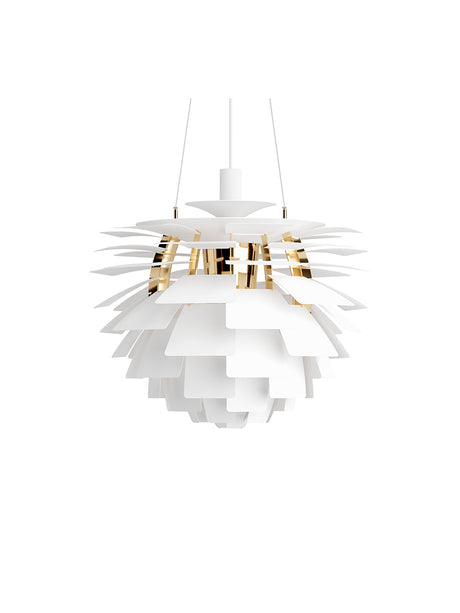 PH Artichoke Soft White/Brass fra Louis Poulsen - Ø 480 mm - Jacobsen Plus