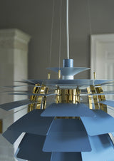 PH Artichoke Dusty Blue/Brass fra Louis Poulsen - 8 - Jacobsen Plus