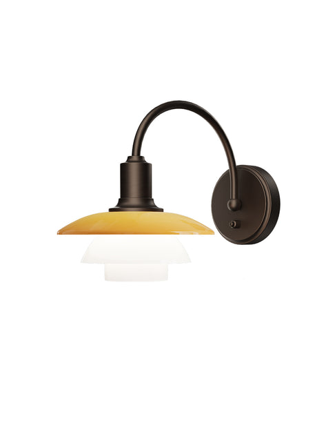 PH 2/2 Væglampe Centenary Edition, u. ledning og m. knap fra Louis Poulsen - 1 - Jacobsen Plus