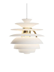 PH Snowball, soft white/brass af Poul Henningsen
