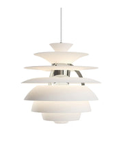 PH Snowball, soft white/chrome af Poul Henningsen