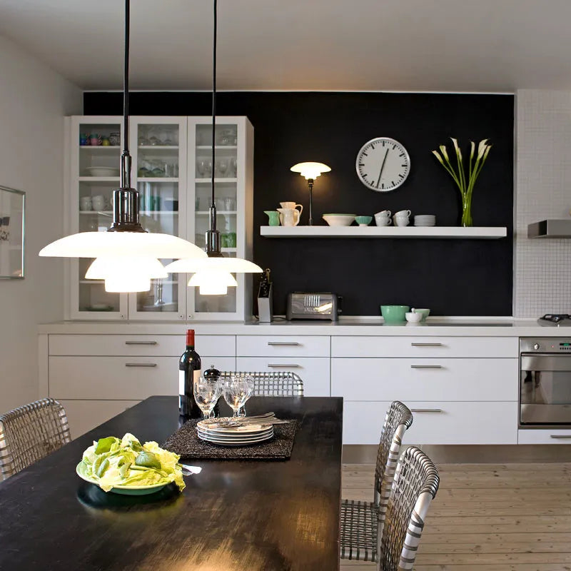 PH 3/2 Pendel, sort metalliseret fra Louis Poulsen