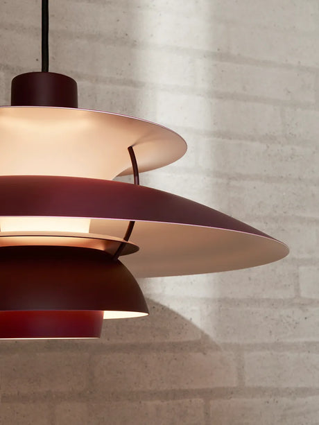 PH 5 Pendant, Monochrome Burgundy af Poul Henningsen - 4 - Jacobsen Plus