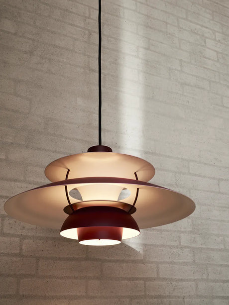 PH 5 Mini Pendant, Monochrome Burgundy af Poul Henningsen - 2 - Jacobsen Plus
