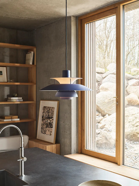 PH 5 Pendant, Monochrome Dusty Indigo af Poul Henningsen - 3 - Jacobsen Plus