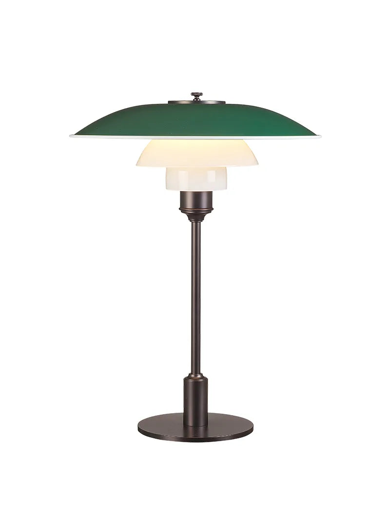 PH 3½-2½ Bordlampe, grøn af Poul Henningsen