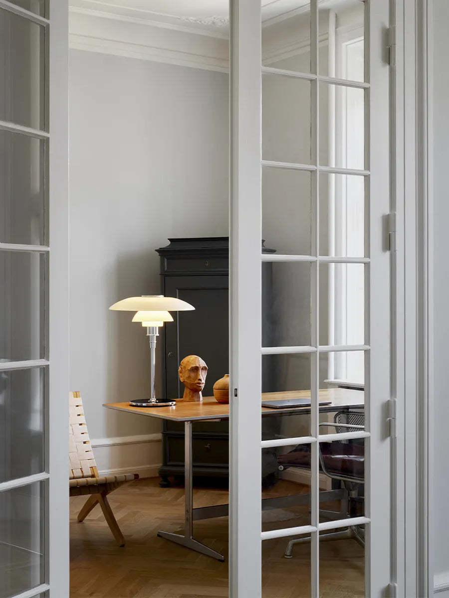 PH 4½-3½ Glas Bordlampe fra Louis Poulsen