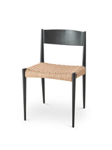 Pia Chair fra DK3 - Sortlakeret eg - Jacobsen Plus