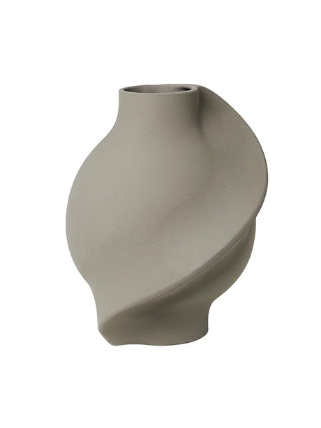 Pirout Vase 02, ceramic fra Louise Roe - Sanded Grey - Jacobsen Plus