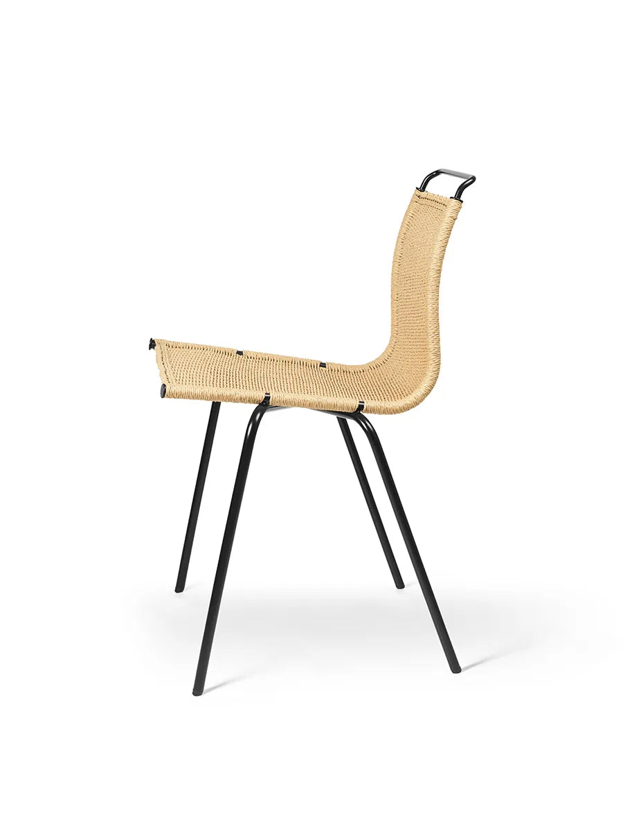 PK1 Stol, sort stel af Poul Kjærholm