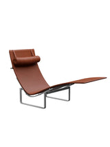 PK24 Loungestol af Poul Kjærholm - Aura læder / Cognac - Jacobsen Plus