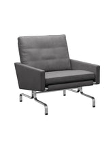 PK31 Loungestol af Poul Kjærholm - Embrace læder / Concrete - Jacobsen Plus