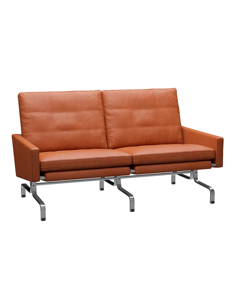 PK31/2 2 pers. Sofa af Poul Kjærholm - Grace læder / Valnød - Jacobsen Plus