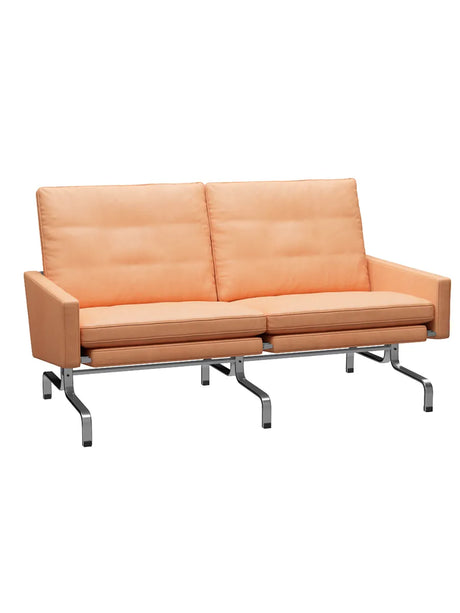 PK31/2 2 pers. Sofa af Poul Kjærholm - Natur læder / Natur - Jacobsen Plus