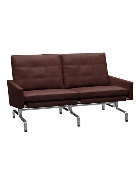 PK31/2 2 pers. Sofa af Poul Kjærholm - Embrace læder / Chokolade - Jacobsen Plus