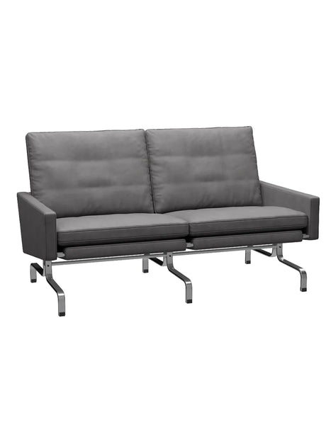 PK31/2 2 pers. Sofa af Poul Kjærholm - Embrace læder / Concrete - Jacobsen Plus