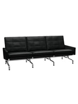 PK31/3 3 pers. Sofa af Poul Kjærholm - Grace læder / Sort - Jacobsen Plus
