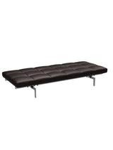 PK80 Daybed af Poul Kjærholm - Grace læder / Mørk brun - Jacobsen Plus
