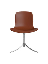 PK9 Stol af Poul Kjærholm - Aura læder / Cognac - Jacobsen Plus