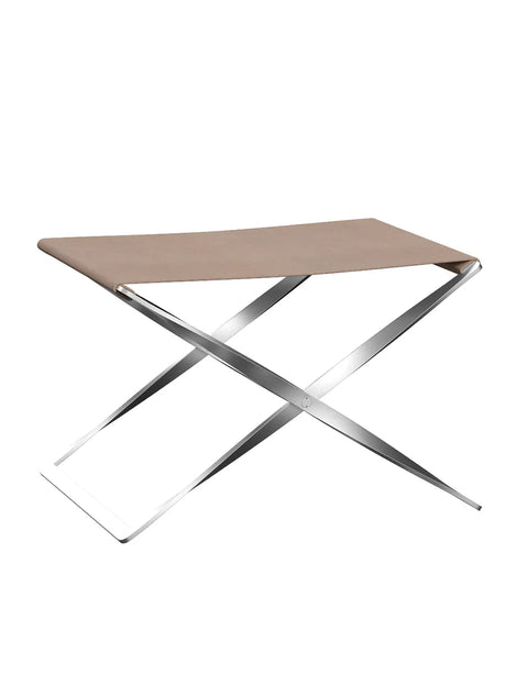PK91 Foldestol af Poul Kjærholm - Canvas / Sort - Jacobsen Plus