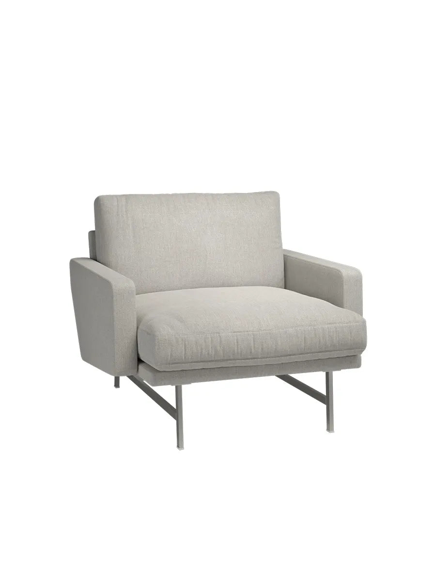 Lissoni PL111S Lounge Chair, Clay 012 fra Fritz Hansen - 1 - Jacobsen Plus