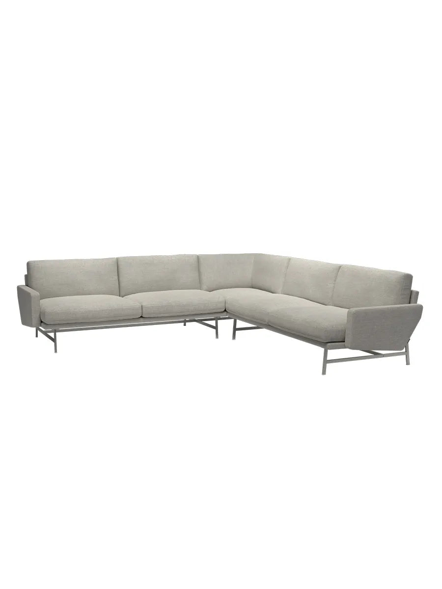 Lissoni PL115 Hjørnesofa, Clay 012 fra Fritz Hansen - 1 - Jacobsen Plus