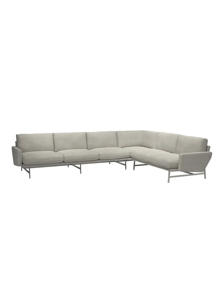 Lissoni PL117S Hjørnesofa, Clay 012 fra Fritz Hansen - 1 - Jacobsen Plus
