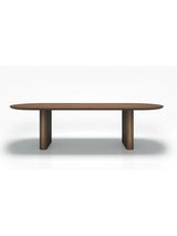 Plush Table Oval fra DK3 - Valnød / 200 x 100 cm - Jacobsen Plus