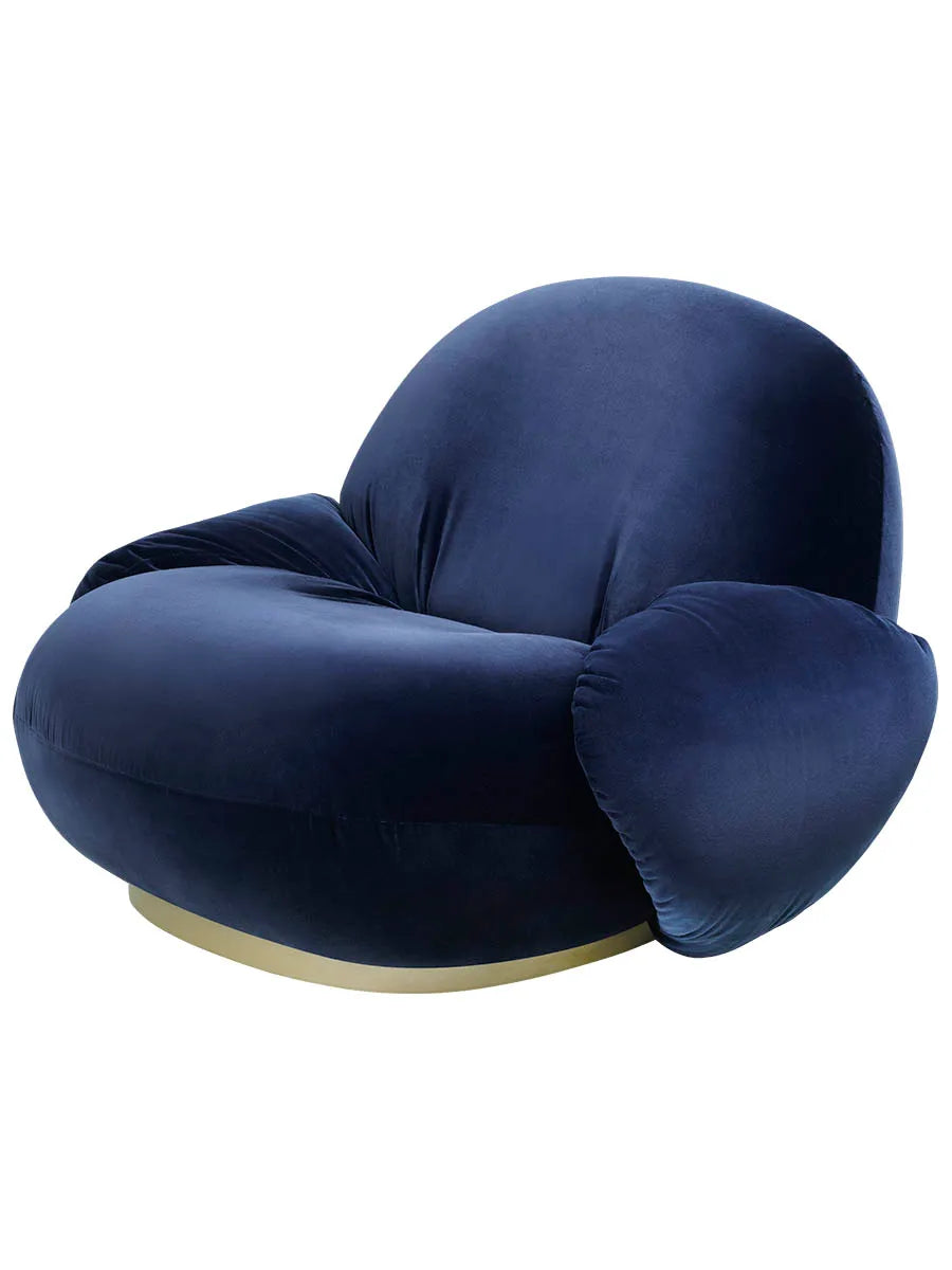 Pacha Lounge Chair w. Armrest, swivel, fra GUBI