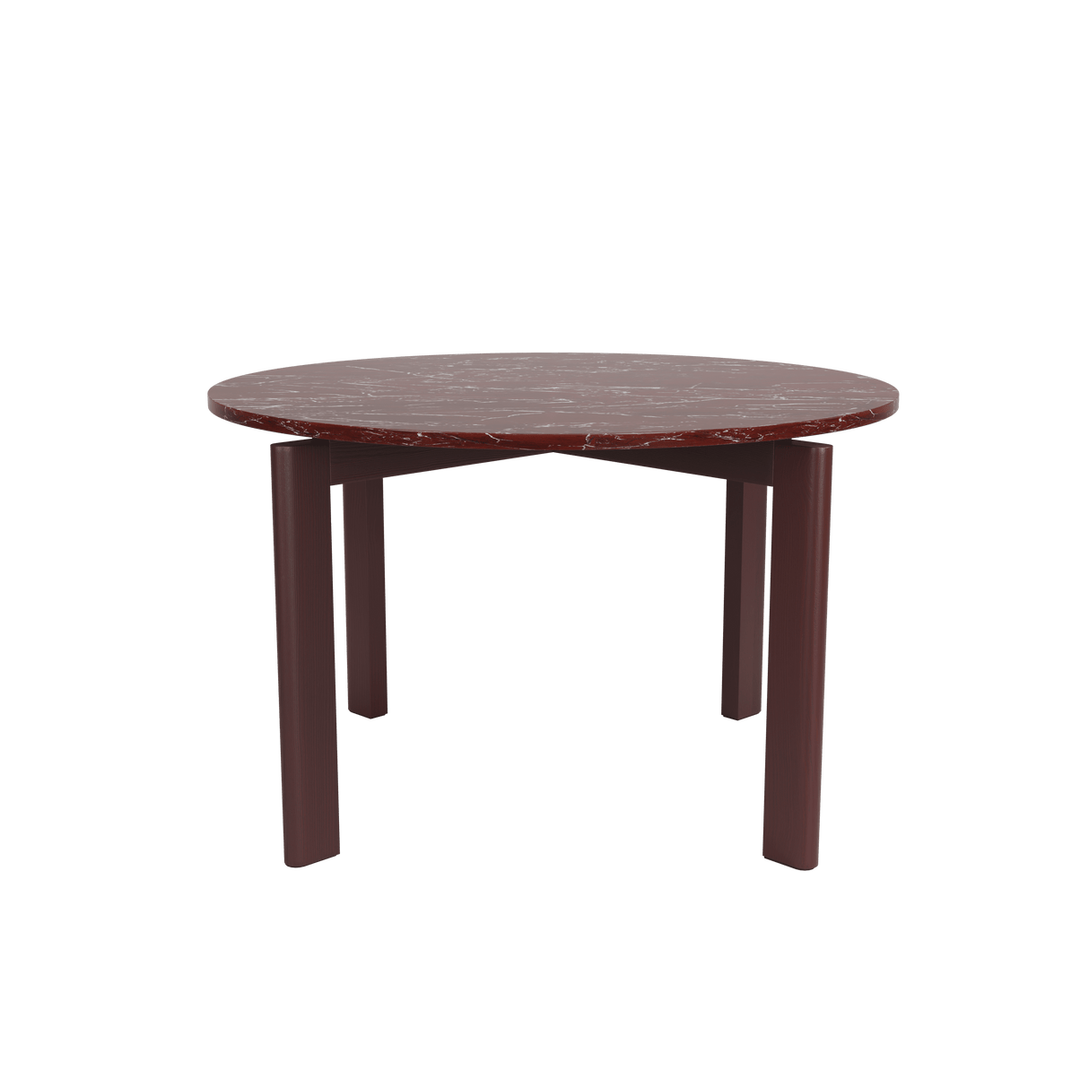 After Dining Table Ø120, Marble Burgundy fra Fritz Hansen - 1 - Jacobsen Plus